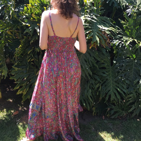 Imported Indian Silk Dress NEW one size fits all - Picture 4 of 5